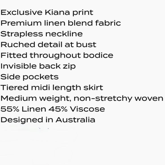 Shona Joy Kiana Strapless Rouched Midi Dress size S - Picture 9 of 11